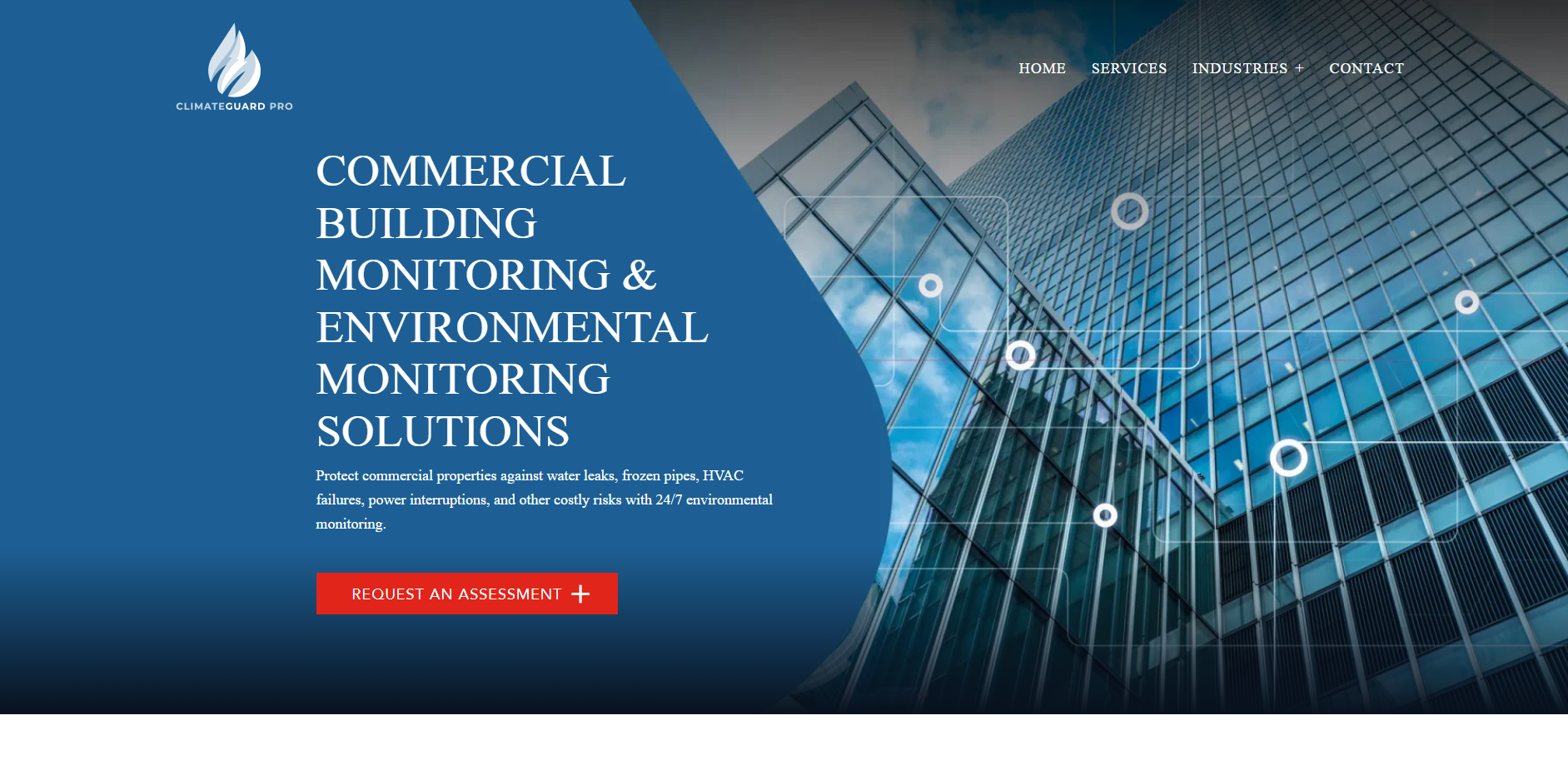 ClimateGuard Pro website preview